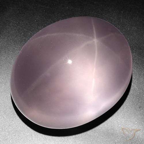 Quarzo rosa stellato Rosa rosa naturale da 430.86 ct, Taglio ovale, Trasparente