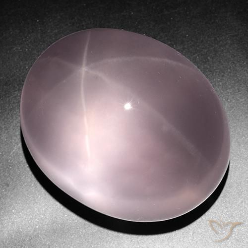 Quarzo rosa stellato Rosa rosa naturale da 430.86 ct, Taglio ovale, Trasparente