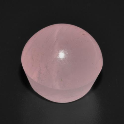 Quarzo rosa stellato Rosa vivido naturale da 12.19 ct, Taglio rotondo, Traslucido