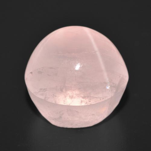 Quarzo rosa stellato Rosa chiaro naturale da 21.22 ct, Taglio rotondo, Traslucido