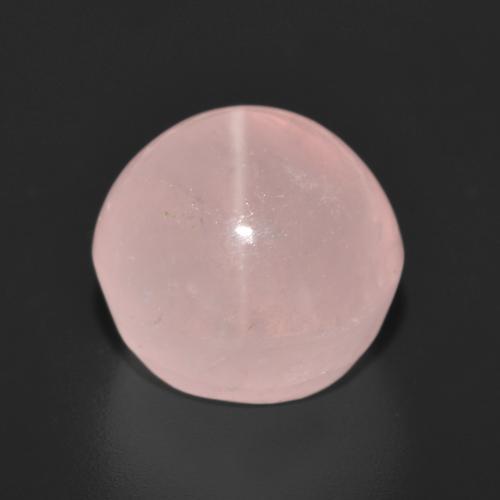 Quarzo rosa stellato Rosa medio naturale da 8.71 ct, Taglio rotondo, Traslucido
