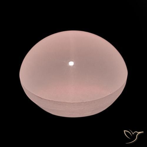 Quarzo rosa stellato Rosa chiaro naturale da 61.91 ct, Ovale, Traslucido