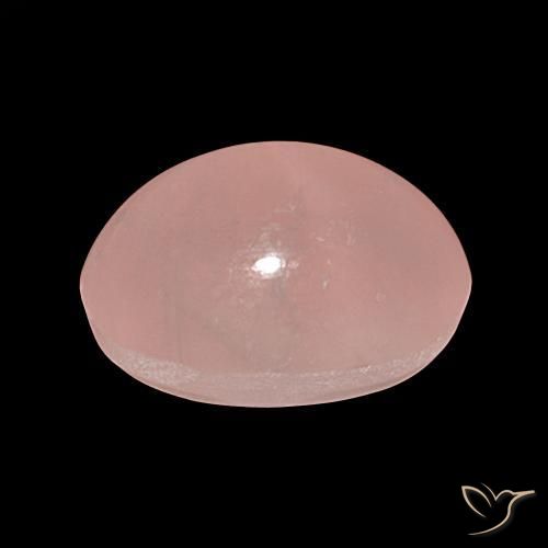 Quarzo rosa stellato Rosa rosa naturale da 37.50 ct, Ovale, Traslucido