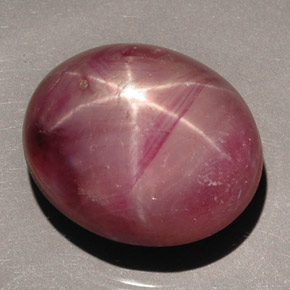 Rubino stellato naturale rosso da 36,27 ct, taglio ovale, opaco