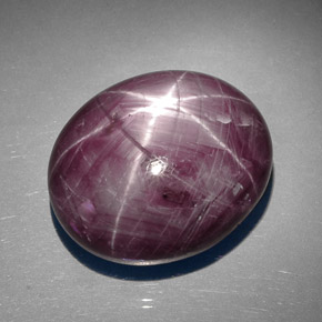 Rubino stellato naturale rosso da 89,27 ct, taglio ovale, opaco