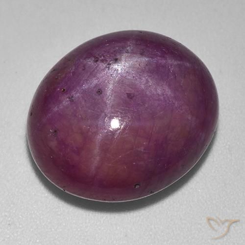 19.19ct Naturale Vino rosso Rubino stellato, Ovale, Opaco