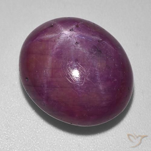 Rubino Stellato Vino rosso naturale da 19.19 ct, Ovale, Opaco