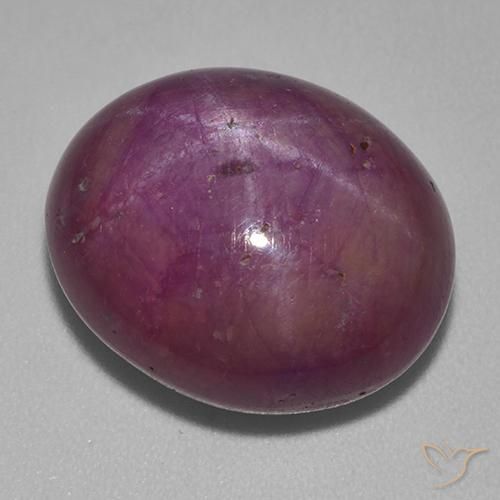 Rubino Stellato Vino rosso naturale da 22.94 ct, Ovale, Opaco