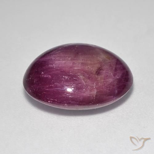 Rubino stellato Rosso lampone naturale da 12.00 ct, Ovale, Opaco