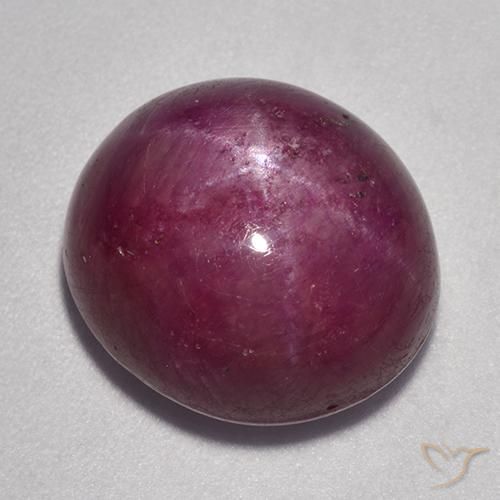 16.58ct Naturale Rosso lampone Rubino stellato, Ovale, Opaco