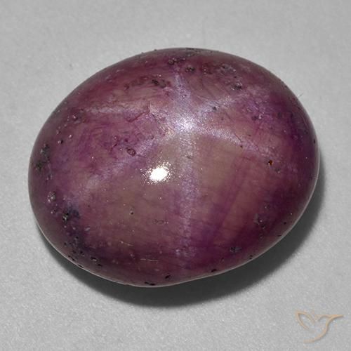 18.06ct Naturale Rosso lampone Rubino stellato, Ovale, Opaco