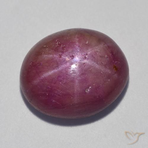 12.55ct Naturale Viola medio Rubino stellato, Ovale, Opaco