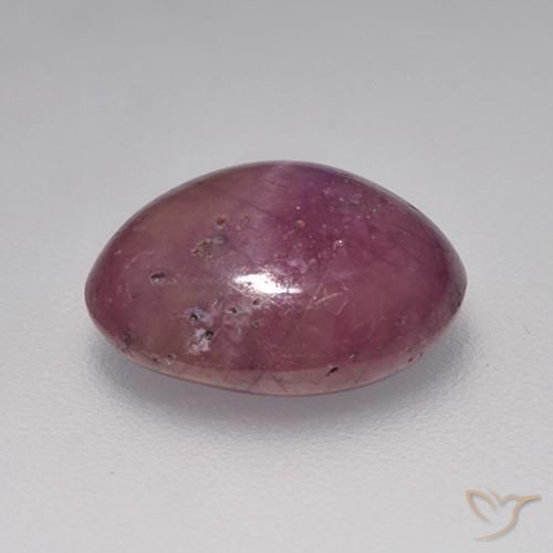 Rubino Stellato Rosso medio naturale da 6.06 ct, Ovale, Opaco