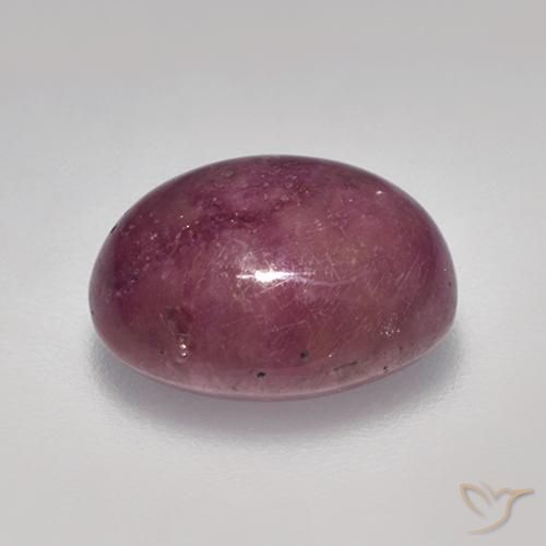 Rubino Stellato Rosso purpureo naturale da 7.13 ct, Ovale, Opaco