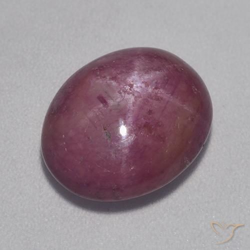 8.30ct Naturale Viola medio-scuro Rubino stellato, Ovale, Opaco