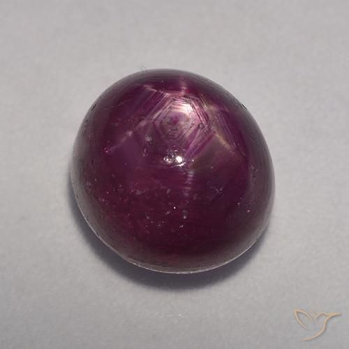 6.74ct Naturale Vino rosso Rubino stellato, Ovale, Opaco