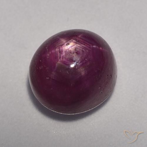 Rubino Stellato Vino rosso naturale da 6.74 ct, Ovale, Opaco