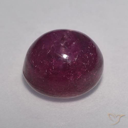 Rubino Stellato Vino rosso naturale da 6.74 ct, Ovale, Opaco
