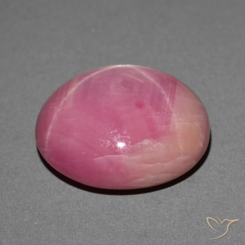 Rubino Stellato rosa magenta naturale da 35.88 ct, Ovale, Opaco