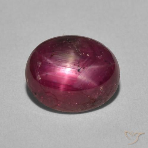 4.54ct Naturale Rosso medio Rubino stellato, Ovale, Opaco