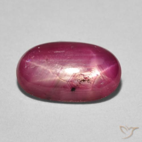 2.94ct Naturale Cremisi Profondo Rubino stellato, Ovale, Opaco