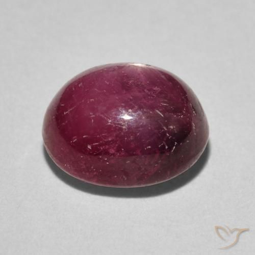 Rubino Stellato marmellata rossa naturale da 5.24 ct, Ovale, Opaco