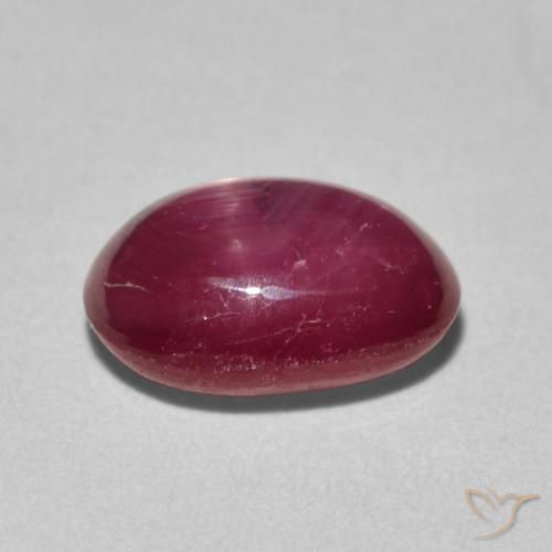 Rubino Stellato marmellata rossa naturale da 3.63 ct, Ovale, Opaco