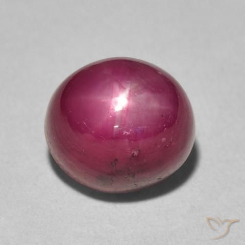 5.96ct Naturale marmellata rossa Rubino stellato, Ovale, Opaco