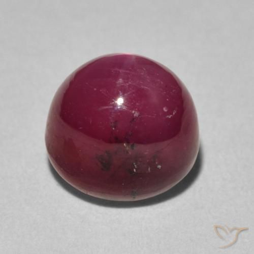 Rubino Stellato marmellata rossa naturale da 5.96 ct, Ovale, Opaco
