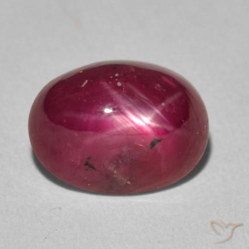 4.28ct Naturale Vino rosso Rubino stellato, Ovale, Opaco