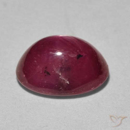 Rubino Stellato Vino rosso naturale da 4.28 ct, Ovale, Opaco