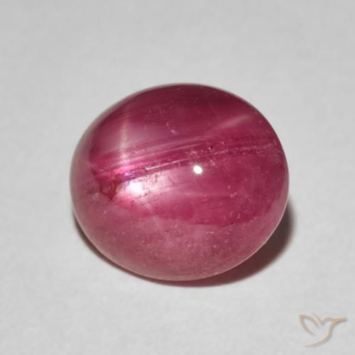 Rubino Stellato marmellata rossa naturale da 3.66 ct, Ovale, Opaco