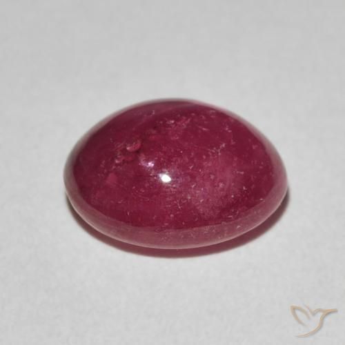 Rubino Stellato marmellata rossa naturale da 3.66 ct, Ovale, Opaco