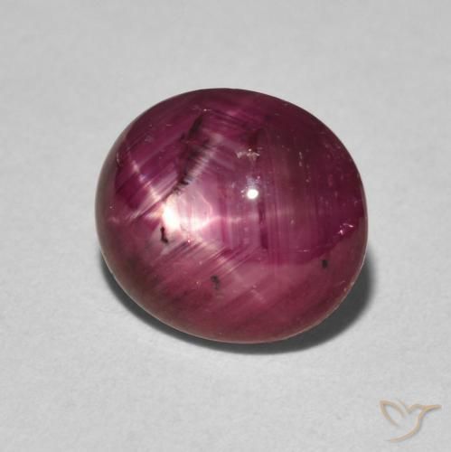 Rubino Stellato Vino rosso naturale da 4.12 ct, Ovale, Opaco