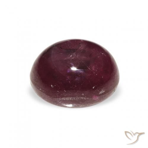 Rubino Stellato Viola medio naturale da 3.21 ct, Ovale, Opaco
