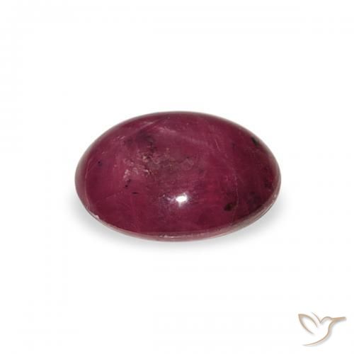 Rubino Stellato Medium Light-Purple naturale da 2.50 ct, Ovale, Opaco