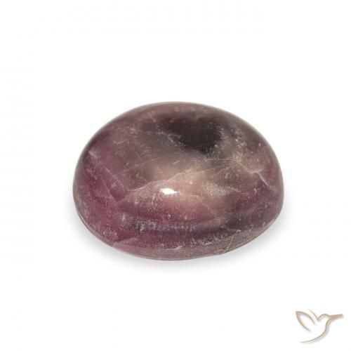 Rubino Stellato Medium Dark-Purple naturale da 4.41 ct, Ovale, Opaco
