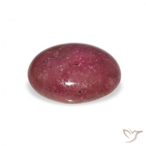 Rubino Stellato Magenta naturale da 6.23 ct, Ovale, Opaco