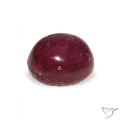 Rubino Stellato Magenta intenso naturale da 3.22 ct, Ovale, Opaco