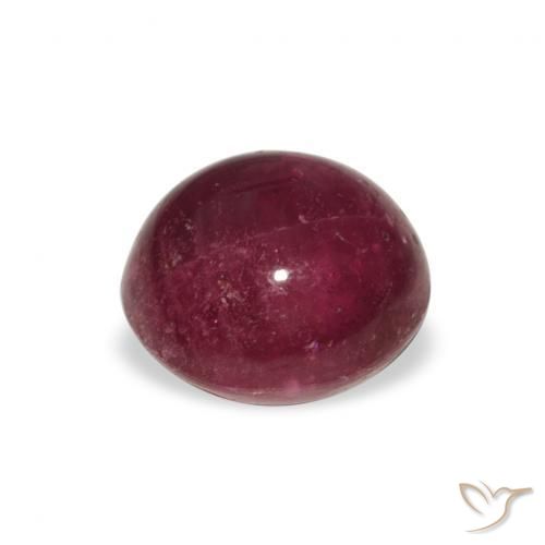 Rubino Stellato Magenta intenso naturale da 4.52 ct, Ovale, Opaco