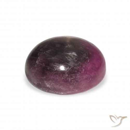Rubino Stellato Viola rossastro naturale da 9.04 ct, Ovale, Opaco