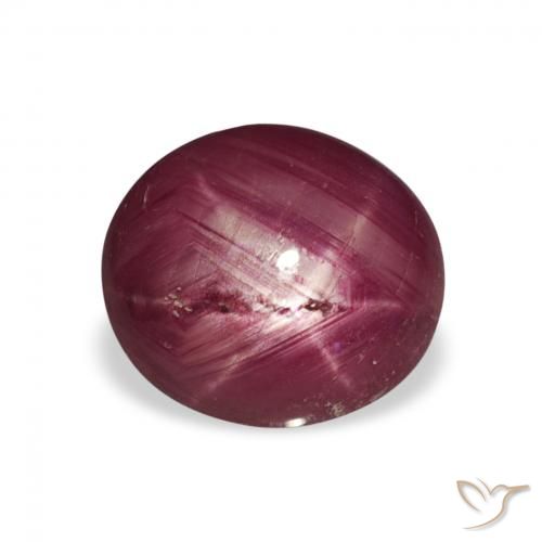 3.25ct Naturale Vino rosso Rubino Stellato, Ovale, Opaco