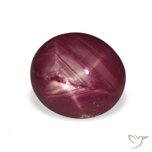 Rubino Stellato Vino rosso naturale da 3.25 ct, Ovale, Opaco
