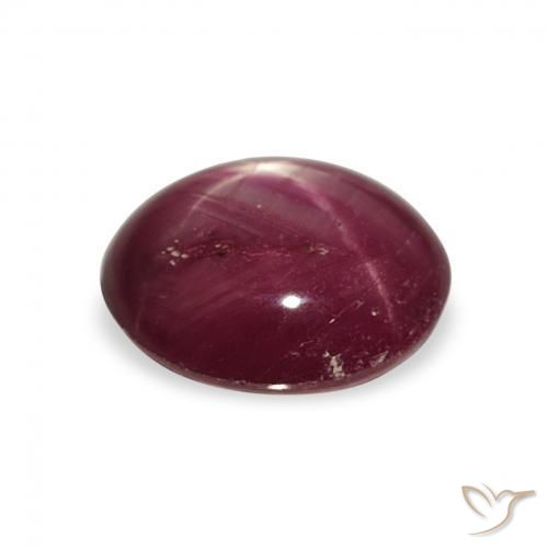 Rubino Stellato Vino rosso naturale da 3.25 ct, Ovale, Opaco