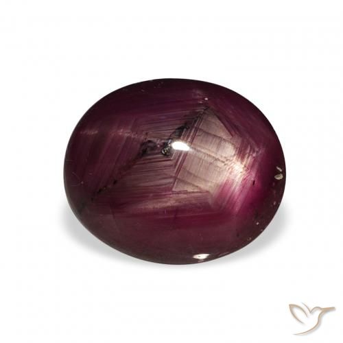 Rubino Stellato Vino rosso naturale da 4.49 ct, Ovale, Opaco