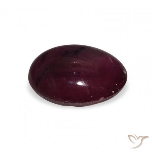 Rubino Stellato Vino rosso naturale da 4.49 ct, Ovale, Opaco