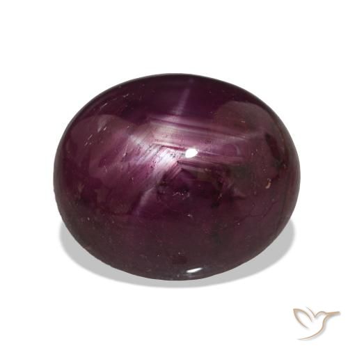 6.90ct Rosso lampone Rubino Stellato, Ovale, Opaco