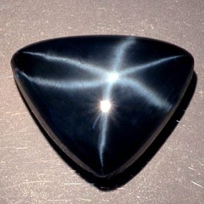 Zaffiro stellato naturale blu da 13,29 ct, trasparente, trasparente/traslucido