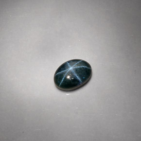 Zaffiro stellato Blu naturale da 2.59 ct, Taglio ovale, Opaco