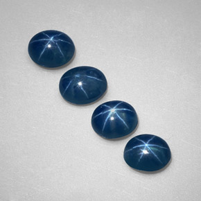 Zaffiro stellato naturale blu da  ct, trasparente, trasparente/traslucido